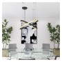 XXLED LED-Pendelleuchte - Rund Schwarz - 37W - SPACE VENUS - 60cm