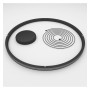 XXLED LED-Pendelleuchte - Rund Schwarz - 54W - SPACE VENUS - 90cm - Detailansicht