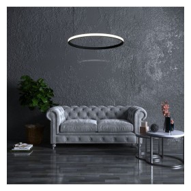 XXLED LED-Pendelleuchte - Rund Schwarz - 77W - SPACE VENUS - 120cm