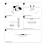 XXLED Applique murale LED 12W -PURELIGHT- Intérieur et Extérieur - IP65 - vue technique
