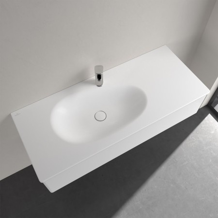 Villeroy & Boch Antao Schrankwaschtisch 120 x 50 cm, ohne Überlauf, mit 1 Hahnloch