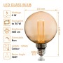 XXLED Lampada LED - Moderna - Cristallo d'Ambra - 4W - E27 - G125 - vista tecnica