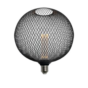 XXLED LED-Lampe - Modernes Metall - 4W E27 - Schwarz - BIG Ø200mm
