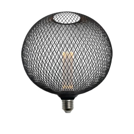 XXLED LED-Lampe - Modernes Metall - 4W E27 - Schwarz - BIG Ø200mm