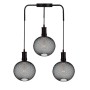 XXLED LED-Lampe - Modernes Metall - 4W E27 - Schwarz - BIG Ø200mm - Detailansicht