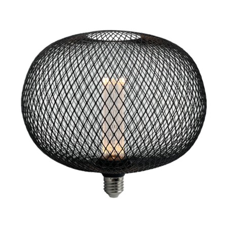 XXLED LED-Lampe - Modernes Metall - 4W E27 - Schwarz - BIG Ø220mm
