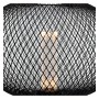 XXLED LED-Lampe - Modernes Metall - 4W E27 - Schwarz - BIG Ø220mm - Detailansicht