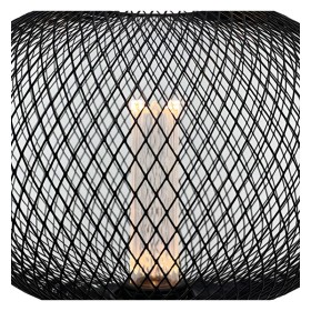 Lampada LED - Metallo Moderno - 4W E27 - Nero - GRANDE Ø220mm