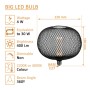 XXLED LED-Lampe - Modernes Metall - 4W E27 - Schwarz - BIG Ø220mm - technische Ansicht