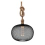 XXLED LED-Lampe - Modernes Metall - 4W E27 - Schwarz - BIG Ø220mm