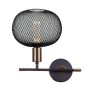 XXLED LED-Lampe - Modernes Metall - 4W E27 - Schwarz - BIG Ø220mm - technische Ansicht