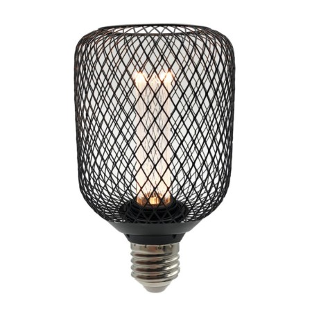 XXLED LED-Lampe - Modernes Metall - 4W E27 - Schwarz - Ø105mm