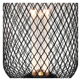 Lampada LED - Metallo Moderno - 4W E27 - Nero - Ø105mm