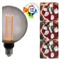 XXLED LED-Lampe - Modernes Rauchglas - 4W - E27 - G125 - Produktansicht