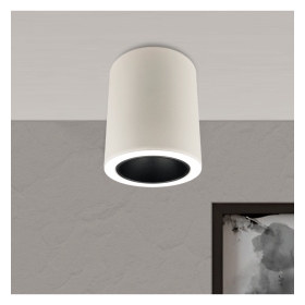 Plafoniera inclinabile - Serie Oculus - GU10-MR16 - Esterno bianco