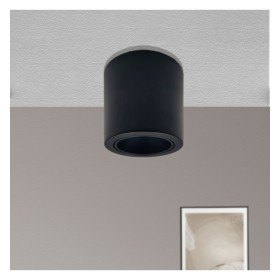 Plafoniera basculante - Serie Oculus - GU10-MR16 - Esterno nero