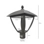 XXLED LED Strassenleuchte 10W - 100W NEW VILLA Philips Trieber Programmierbar SMD5050 240Lm/W - Produktansicht