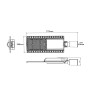 XXLED LED Strassenleuchte 150W HALLEY BRIDGELUX Chip 150lm/W - Produktansicht