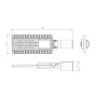 XXLED LED Strassenleuchte 60W HALLEY - HIGH LUMEN 160lm/W - Produktansicht