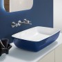Robinet de lavabo mural Villeroy & Boch Conum à trois trous sans bonde de vidage - vue détaillée