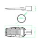 XXLED 50W LED Strassenleuchte AVANT- OSRAM CHIP - Detailansicht