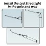 XXLED LED-Strassenleuchte 50W AREA FLEX - OSRAM CHIP DURIS E 2835