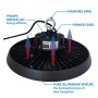 XXLED LED Hallenstrahler 150W -170Lm/W- UFO NEW ITALY PHILIPS XITANIUM - 1-10V DIM - Produktansicht