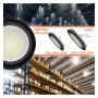 XXLED Proiettori a LED per illuminazione industriale OSRAM LED (regolabili da 200W-150W-100W) - vista tecnica
