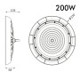 XXLED LED Industrieleuchte 200W UFO TITAN CHIP LUMILEDS SMD 2835