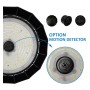XXLED LED Industriestrahler UFO BELGIEN 200W-150W -100W SOSEN Driver - Dimmbar 1-10V - 170lm/w - IP65 - Detailansicht