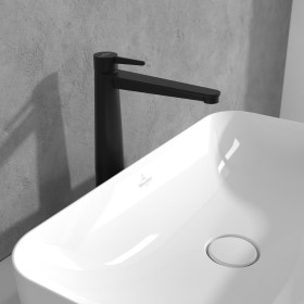 Robinet de lavabo monocommande Villeroy & Boch Conum avec bonde Push-Open