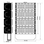 XXLED LED-Projektor 200W MAGNUM AIR - Bridgelux Chip 180Lm/W 136ºx78º - Produktansicht