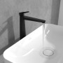 Rubinetto monocomando per lavabo Villeroy & Boch Conum con tappo di scarico Push-Open - vista tecnica