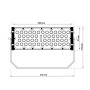 XXLED Proiettore LED 50W MAGNUM AIR - Chip Bridgelux 180Lm/W 136ºx78º
