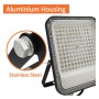 XXLED Proiettore LED 100W - Avant Pro - OSRAM CHIP DURIS E 2835 - 5 anni - vista tecnica
