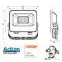 XXLED OSRAM LED Flutlichtstrahler 10W - ACTION PRO - DURIS E2835 - Produktansicht