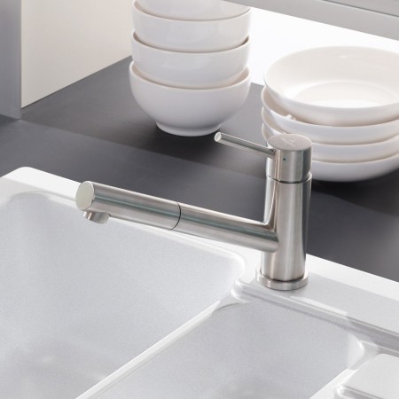 Rubinetto monocomando per cucina Villeroy & Boch Como Shower, bassa pressione