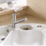Rubinetto monocomando per cucina Villeroy & Boch Como Shower, bassa pressione - vista tecnica