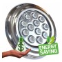 XXLED LED-Strahler Unterwasser -36W - DC12V - IP68 - Rostfreier Stahl 316 - Detailansicht