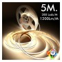 XXLED LED COB Streifen 24V | 280 LED/m | 5m | FLIP CHIP | 1200Lm |12W/M | CRI90 | IP20 - Detailansicht