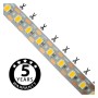 XXLED LED Streifen 24V |130 LED/m | 5m | SMD2835 | 950Lm |11W/M | CRI93 | IP20 - technische Ansicht