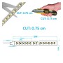 XXLED LED Streifen 24V |130 LED/m | 5m | SMD2835 | 950Lm |11W/M | CRI93 | IP20 - Produktansicht