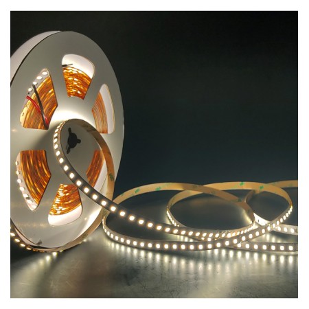 XXLED Striscia LED 24V | 140xLED/m | 10m | 10W/m | SMD2835 | LUMEN UGUALE | 1300Lm/M | IP20 | Taglio ogni