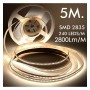 XXLED LED-Streifen 24V | 238xLED/m | 5m | SMD2835 | 14000Lm | 20W/M | IP20 - Detailansicht