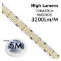 XXLED LED-Streifen 24V | 238xLED/m | 5m | SMD2835 | 16000Lm | 20W/M | IP20