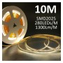 XXLED LED-Streifen 24V | 280xLED/m | 10m | 10W/m | SMD2025 | EQUAL LUMEN | 1300Lm/M | IP20 | Schnitt