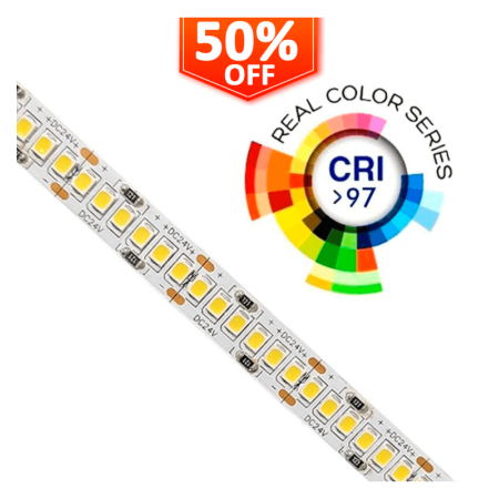 XXLED LED-Streifen 24V |240xLED/m | 5m | SMD2835 | 3000Lm | 30W/M | CRI97 | | IP20| PROFESSIONAL COLOR