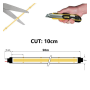 XXLED COB LED Streifen 220V ZUSCHNITT | 560 LED/m | 16W/M | 1600Lm/M | FLIP CHIP | 50m | IP67 | Schnitt