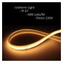 XXLED Bande LED COB 220V | 448 LED/m | 20m | FLIP CHIP | 1200Lm/M |14W/M | CRI+82 | IP67 | Coupe toutes - vue technique