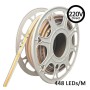 XXLED Bande LED COB 220V | 448 LED/m | 20m | FLIP CHIP | 1200Lm/M |14W/M | CRI+82 | IP67 | Coupe toutes - vue technique